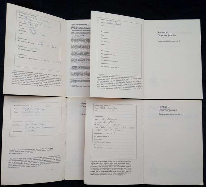 Books-Die Voortrekkers Verkennerlewe/Graadwielboek Penkop Drawwertjielewe-Used