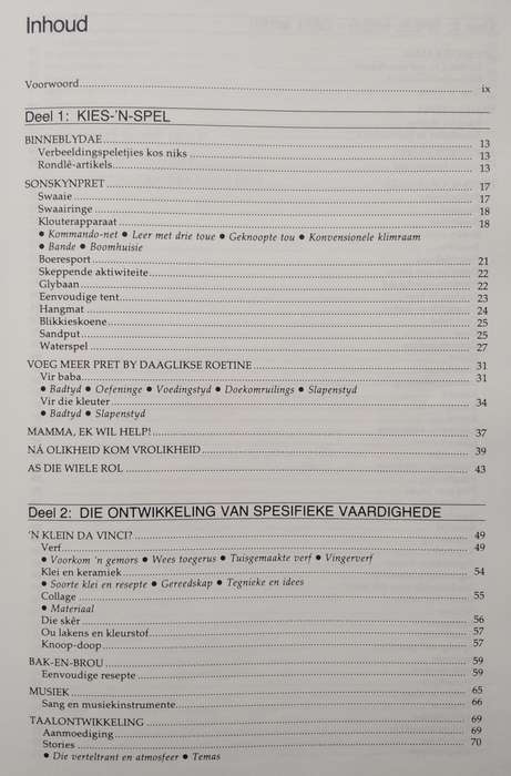 Book-1989-Kleuterjolyt vir alle ma`s met kleuters/MRI Swanepoel/103pages.