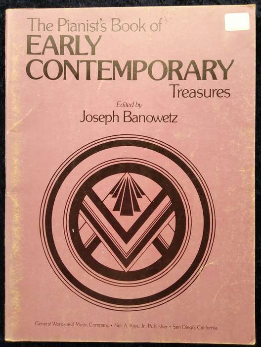 Book-The Pianist`s Book of Early Contemporary Treasures Edited by Joseph Banowetz