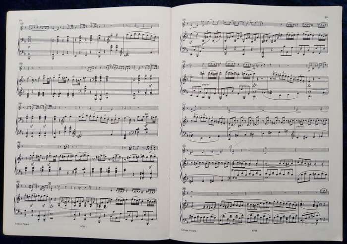 Book-Edition Peters/No4066/Beethoven/Sonata/Opus 24 `Spring Sonata`/Violin & Piano/Joachim