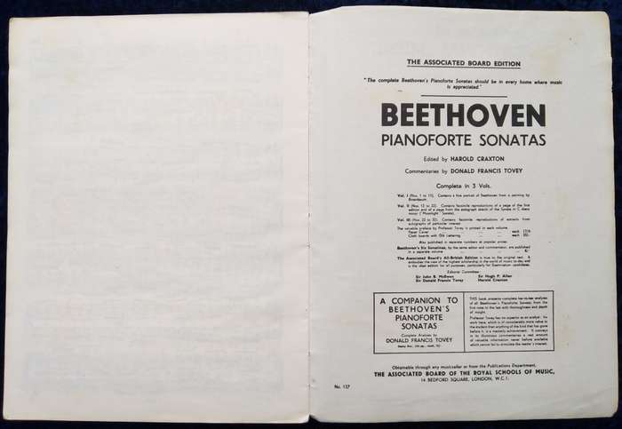 Book-J.S. Bach Forty -Eight Preludes and Fugues Pianoforte/Edited by Donald Francis Tovey.