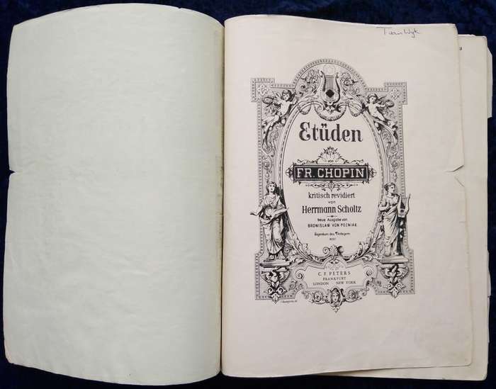 Book-Edition Peters/Nr 1907/CHOPIN/ETUDEN/Scholtz-V.Pozniak