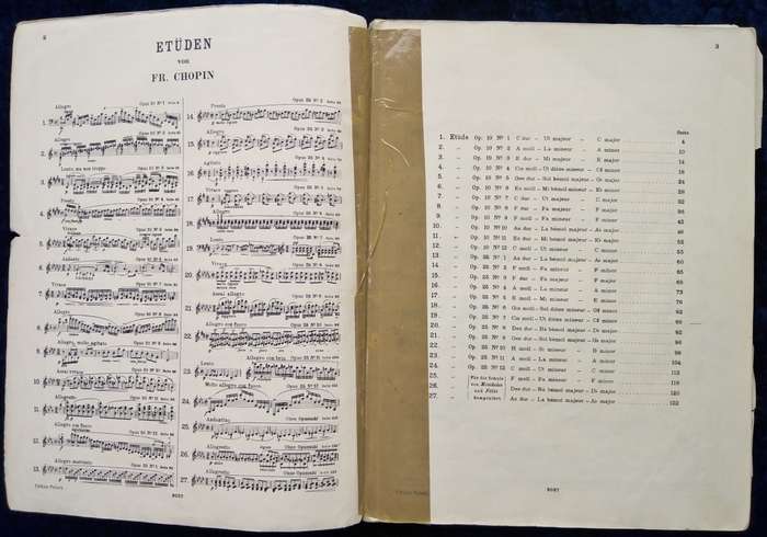 Book-Edition Peters/Nr 1907/CHOPIN/ETUDEN/Scholtz-V.Pozniak