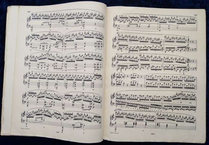 Book-Edition Peters/Nr 1907/CHOPIN/ETUDEN/Scholtz-V.Pozniak