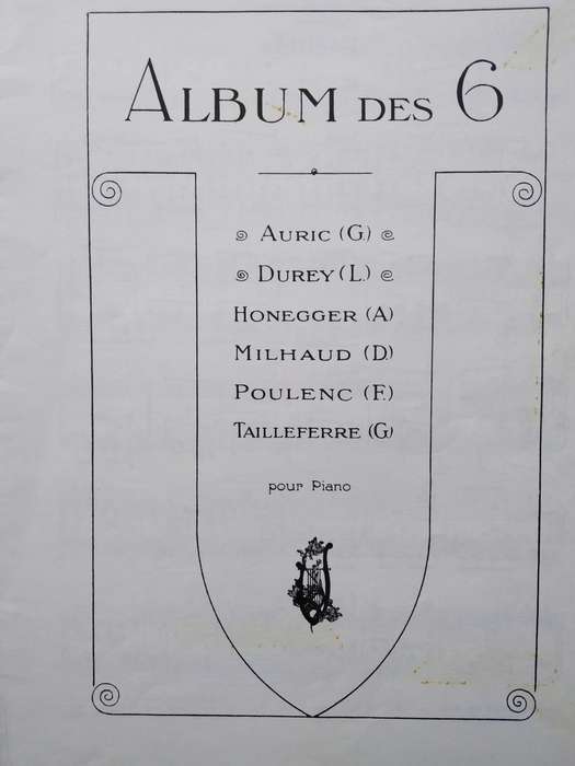 Book-Album Des 6/Editions Max Eschig