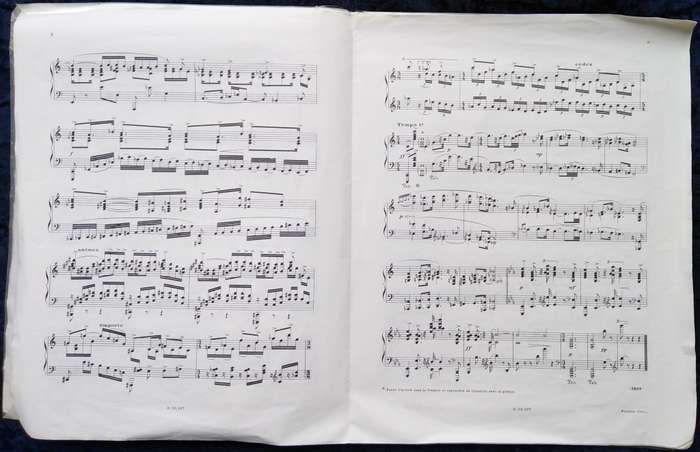 Book-Francis Poulenc/Trois Pieces/Pour Piano/Pastorale Hymne Toccata.