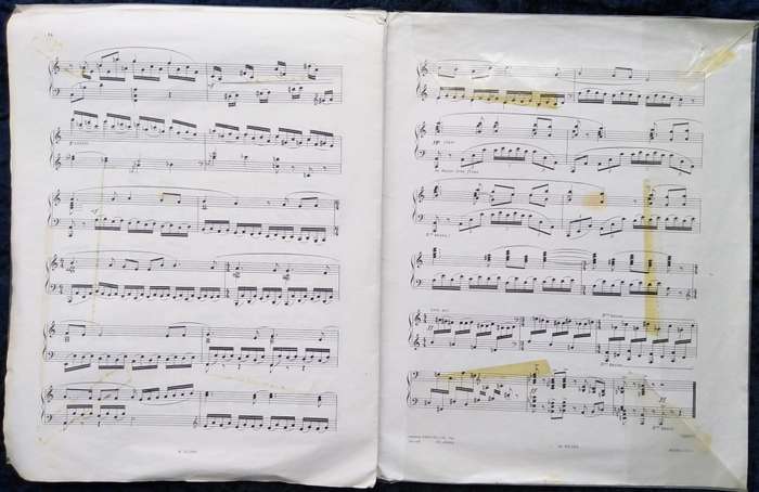 Book-Francis Poulenc/Trois Pieces/Pour Piano/Pastorale Hymne Toccata.