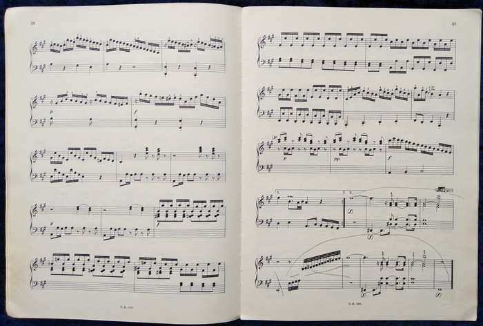 Book-Phil.Em.Bach Klavierwerke/OEUVRES POUR Piano/Piano Works 1 Piano Solo/Heinrich Schenker.