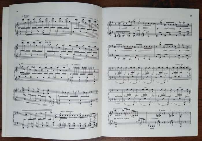 Book-Claude Debussy Douze Etudes Complete Pour Piano Seul /Edition Originale