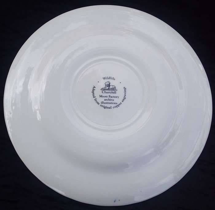 Collectable Plate-Wildlife Churchill-Myott Factory Archive Illustrations-Phasiana