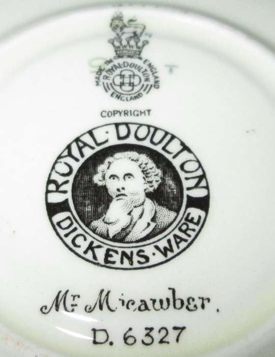 Collectable-Royal Doulton Teacup & Saucer-Mr Micawber-Good Condition