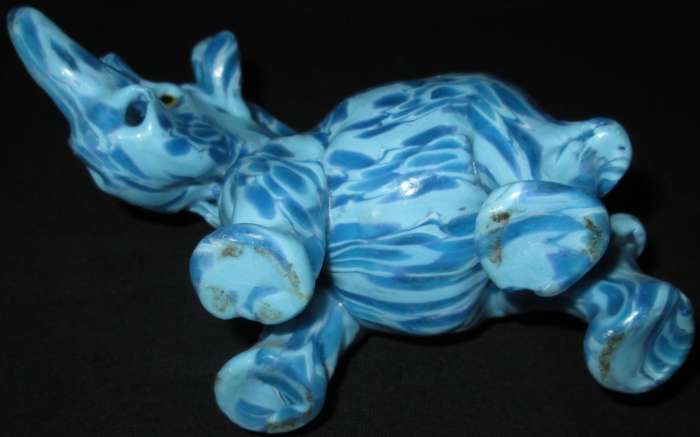 Collectable Hand-Made African Candles from Swaziland-Rhino Candle