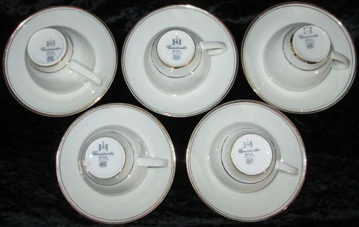 Kitchenware/Tableware-5 x Constantia RSA Cups and Saucers