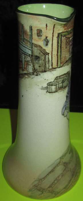Home Decor-Royal Doulton-Dickens Ware England-The Fat Boy Tall Pitcher