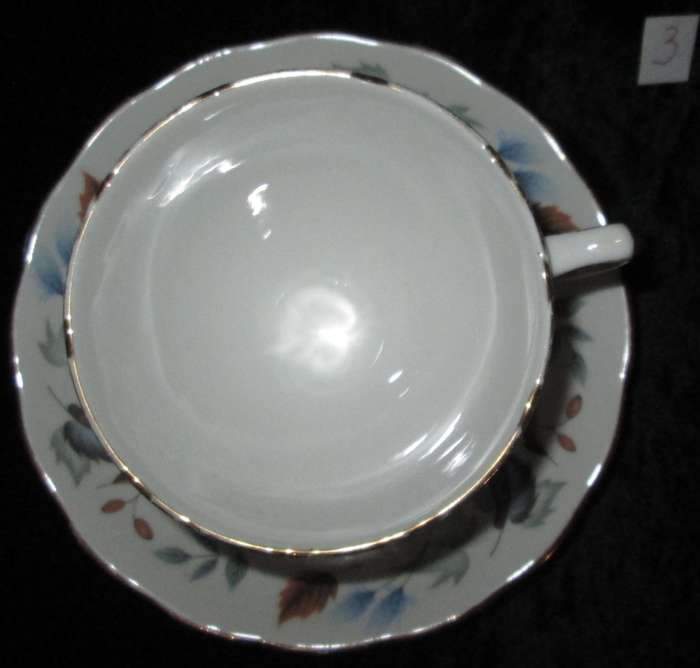 Home Decor-Tea & Coffee Ware-Colclough Bone China Cup & Saucer-Made in England Linden - 8162