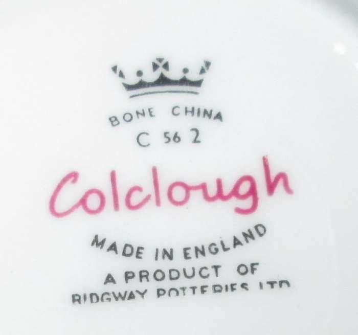 Home Decor-Tea & Coffee Ware-Colclough Bone China Cup & Saucer-Made in England Linden - 8162