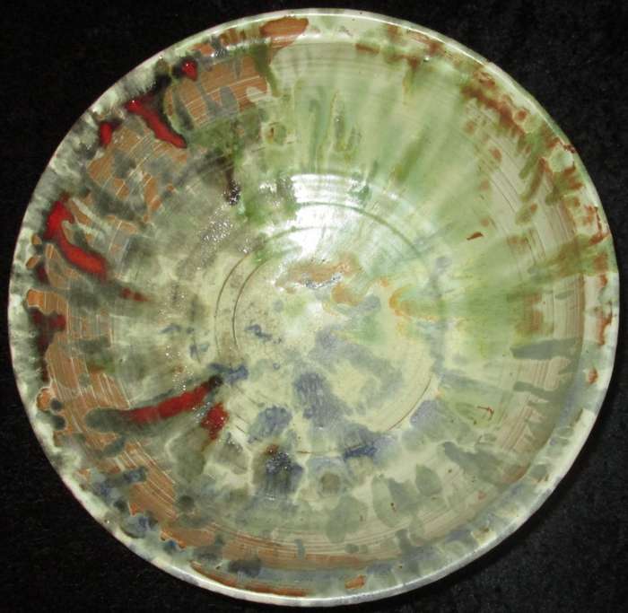 Home Decor-Kitchen Ware-Serving Ware-Colorful Fruit/Salad Bowl. Hand made pottery