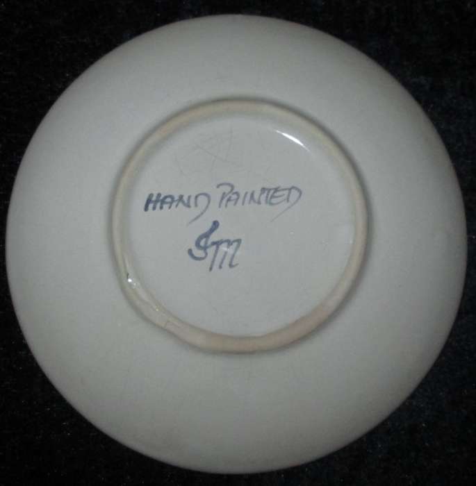 Home Decor-Wall Decor-3 x Blue & White Hand Painted Plates-Houses, River & Sailboat Scenery