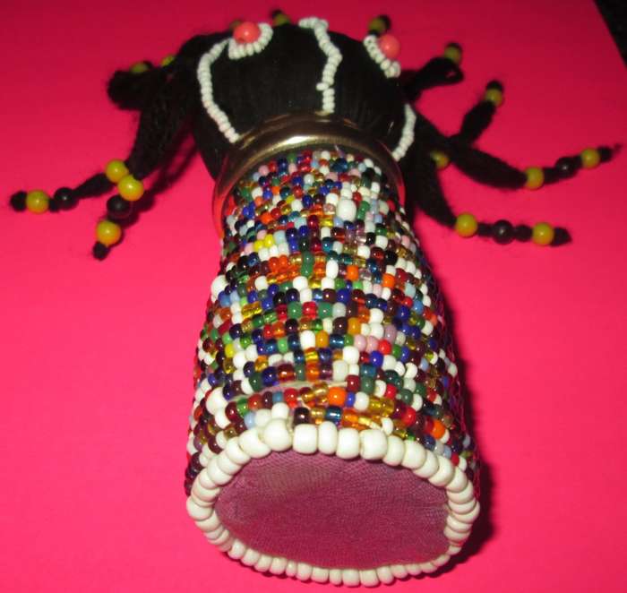 Home Decor-3 x Collectable Handmade African Ndebele Dolls