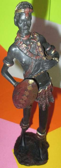 Home Decor-Collectable African Male Figure made from Resin.