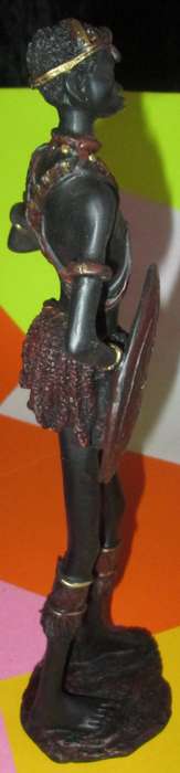 Home Decor-Collectable African Male Figure made from Resin.
