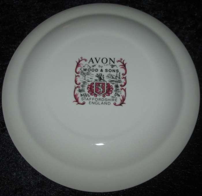 Home Decor-Display Plate-Avon Wood & Sons Staffordshire England-Silver 25th Anniversary