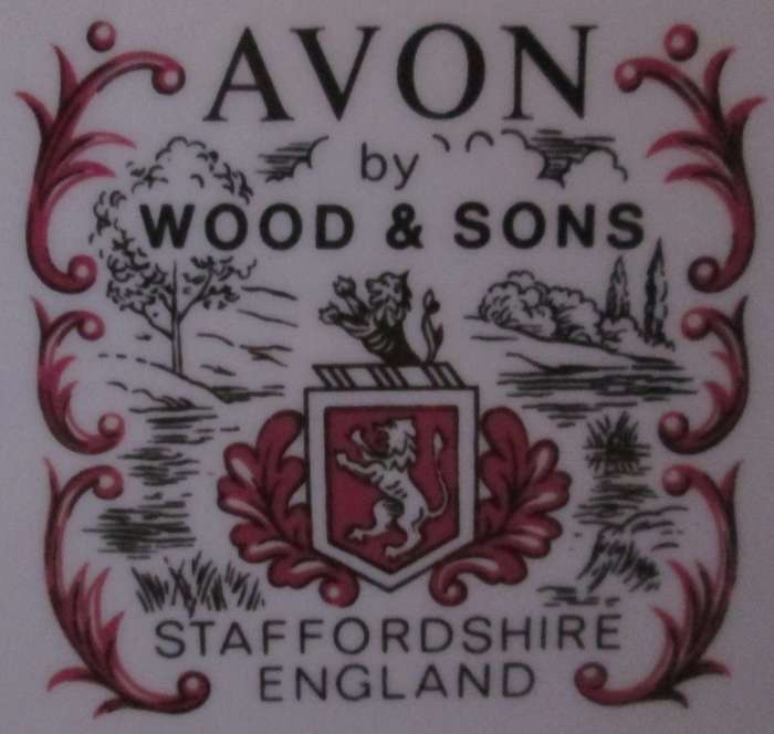 Home Decor-Display Plate-Avon Wood & Sons Staffordshire England-Silver 25th Anniversary