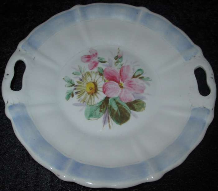 Home Decor-Display Plate-No Name-Flower Scenery.