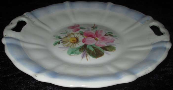 Home Decor-Display Plate-No Name-Flower Scenery.