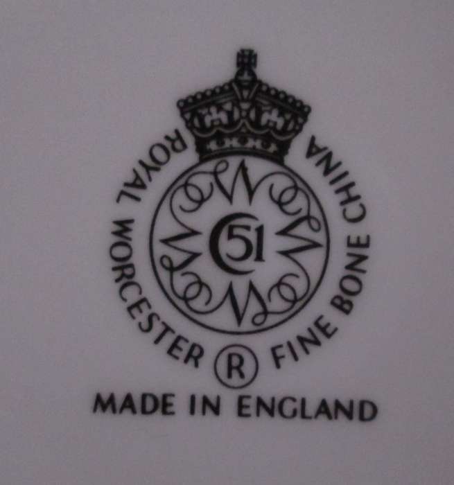 Home Decor-Display Plate-Royal Worcester Fine Bone China-Made in England