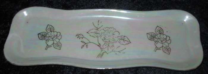 Home Decor-Luster Ware Tray 20cm in length