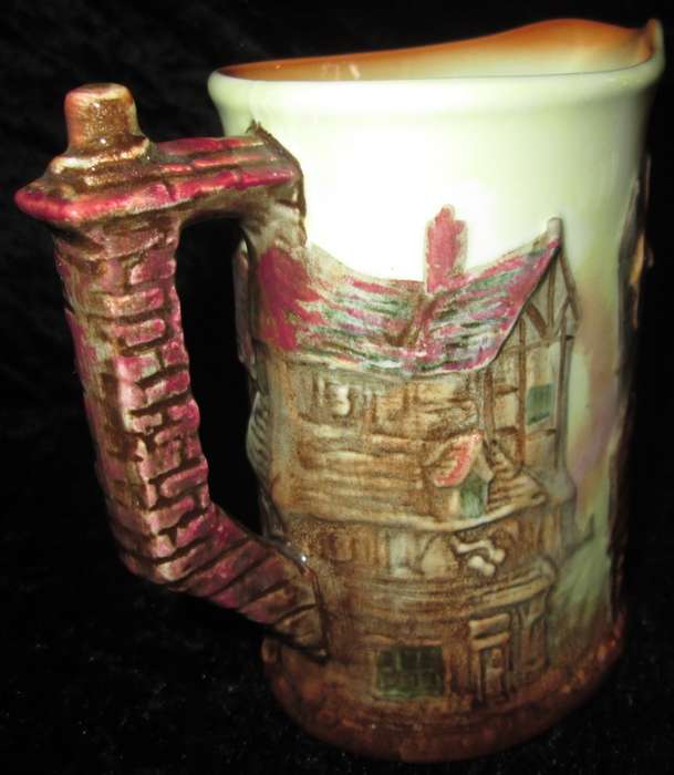 Home Decor-Kitchen Ware-Royal Doulton Bill Sykes from Oliver Twist Jug D6396