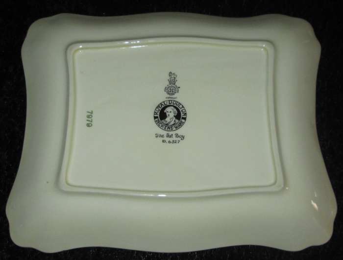 Home Decor-Kitchen Ware-Royal Doulton Dickens Ware `The Fat Boy`D6327/7979 Dish