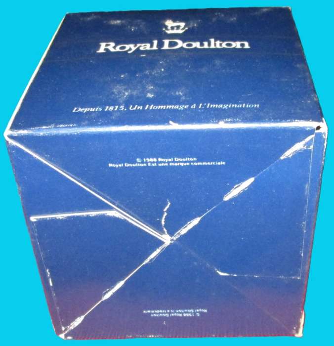 1988 Miniature Royal Doulton Figurine in Box-Guy Fawkes HN3271-Hand Made and Hand Decorated.