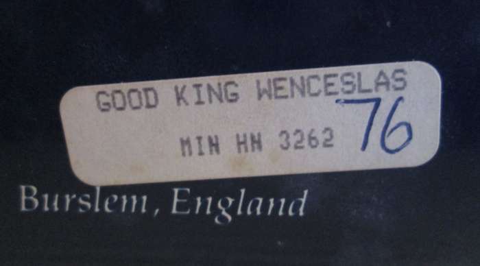 1988 Miniature Royal Doulton Figurine in Box-Good King Wenceslas HN3262-Hand Made and Hand Decorated