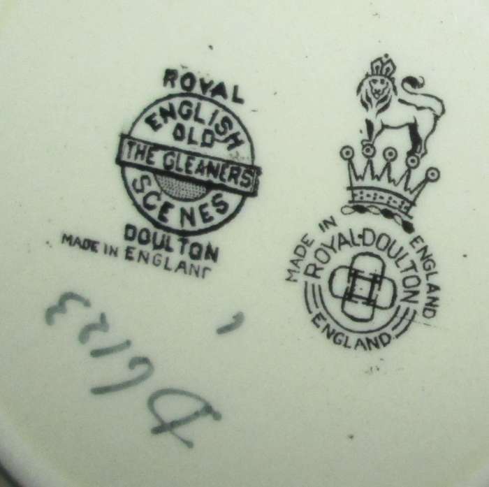 Home Decor-Wall Decor-Royal Doulton Small Bowl-The Gleaners Scenes D6123 1930`s