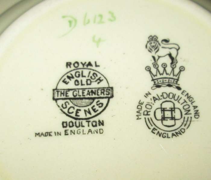 Home Decor-Wall Decor-Royal Doulton Small Bowl-The Gleaners Scenes D6123 1930`s