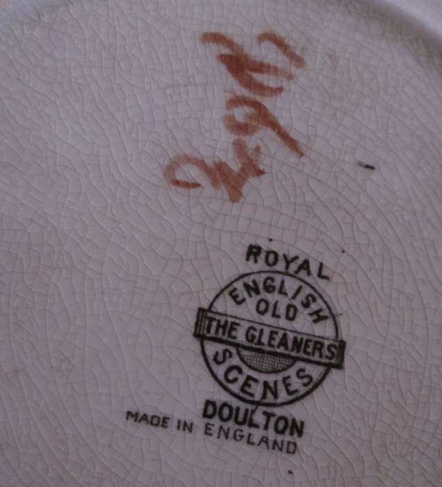 Home Decor-Wall Decor-Royal Doulton Small Bowl-The Gleaners Scenes 1930`s