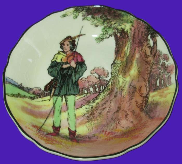 Home Decor-Wall Decor-Royal Doulton Small Bowl-Under the Greenwood Tree D6341