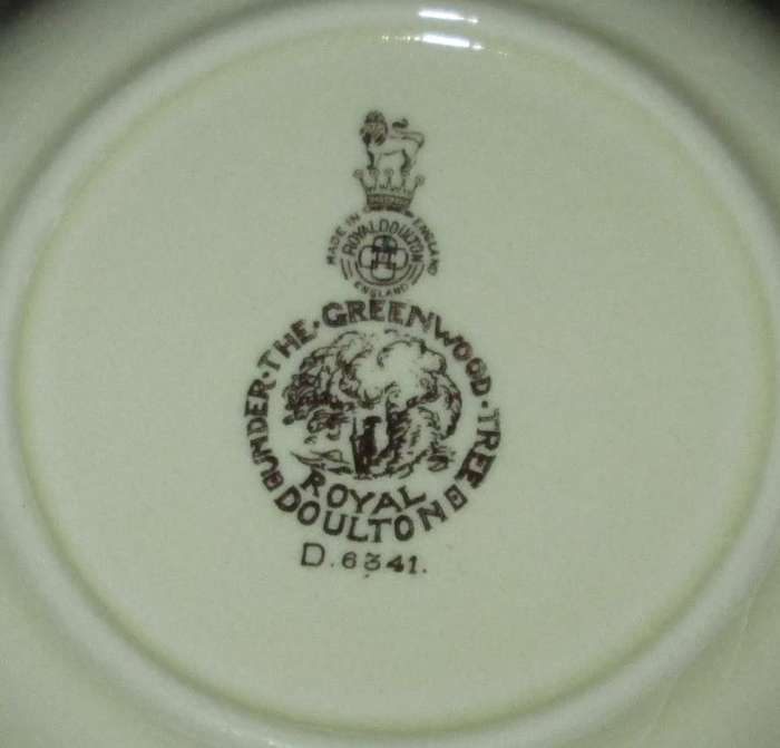 Home Decor-Wall Decor-Royal Doulton Small Bowl-Under the Greenwood Tree D6341