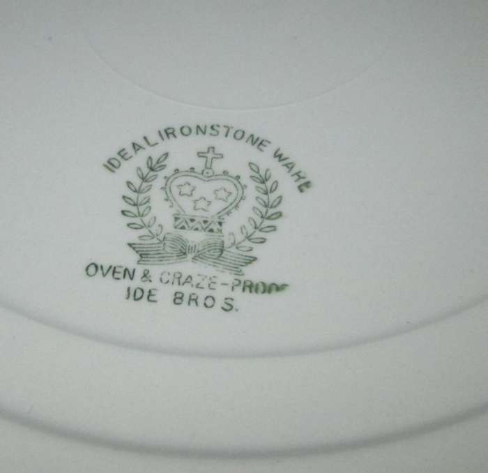 Kitchen Decor-Wall Decor-Ideal Ironstone Ware Plate-Fruit Scene