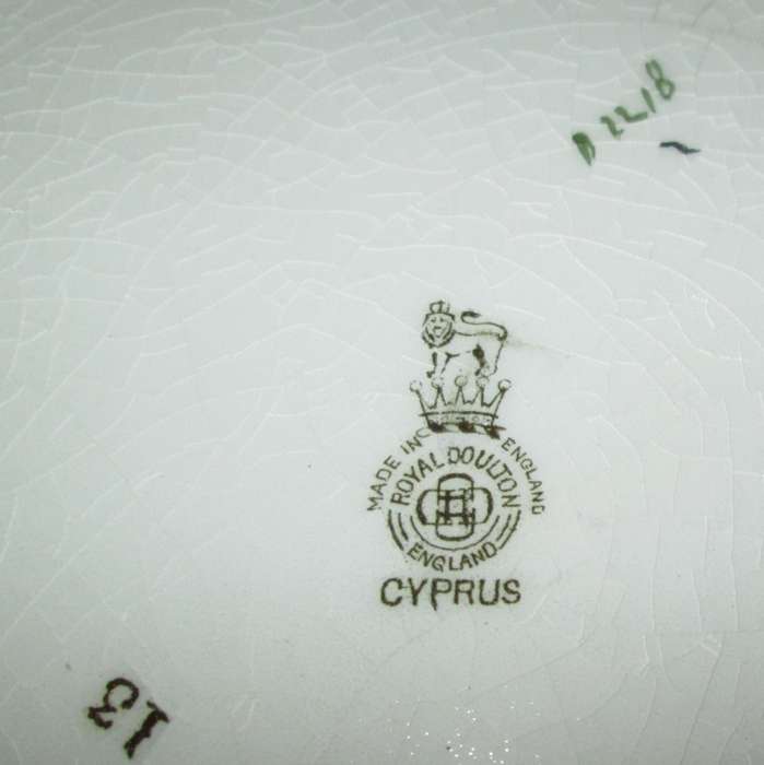Wall Decor-Royal Doulton Plate-`CYPRUS`