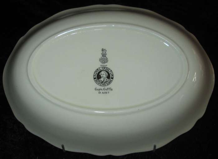 Wall Decor-Royal Doulton Bowl-Dickens Ware Cap`n Cuttle D6327 27cm long