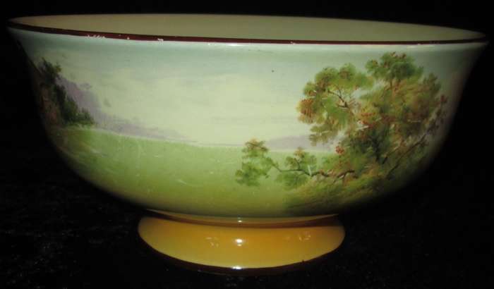 Kitchen Ware-Royal Doulton Footed Bowl-Farmhouse Scenery