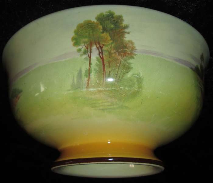 Kitchen Ware-Royal Doulton Footed Bowl-Farmhouse Scenery