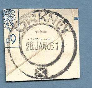 1961-Orkney Cancel/Postmark/Post Mark