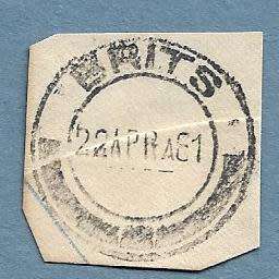 1961-Brits Cancel/Postmark/Post Mark