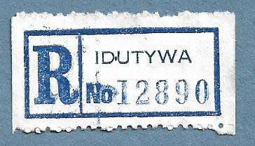 Registration Label-Idutywa-R 12890
