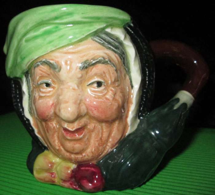 Home Decor-Royal Doulton Toby Jug Sairey Gamp -7.5cm tall
