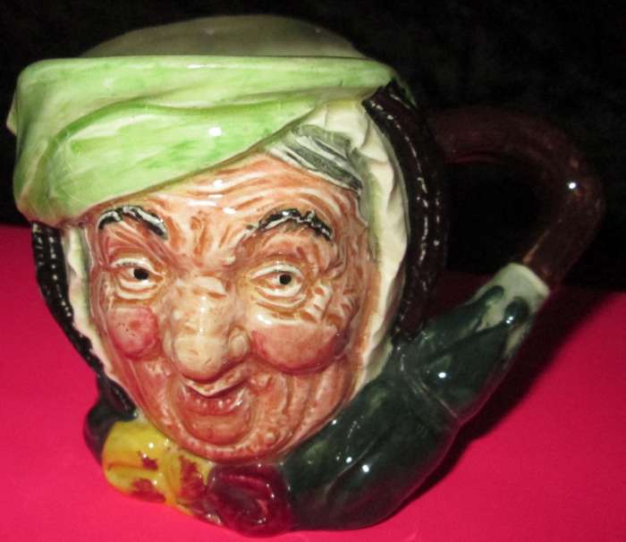 Home Decor-Royal Doulton Toby Jug Sairey Gamp -7.5cm tall